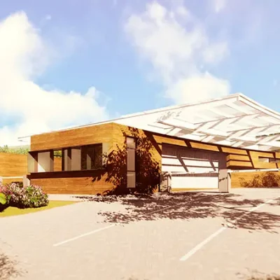 desenho da fachada alto do sion